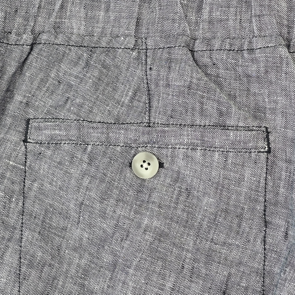 Athleta Heathered Linen Wide Leg Drawstring Pants Women's Size 6 NWT - Picture 8 of 12